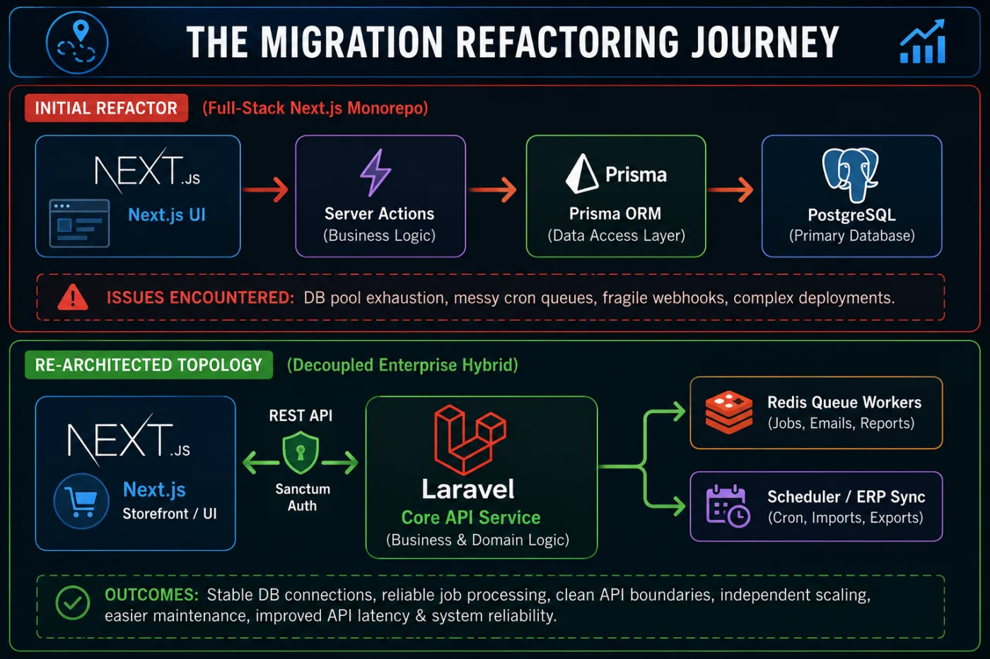 THE MIGRATION REFACTORING JOURNEY